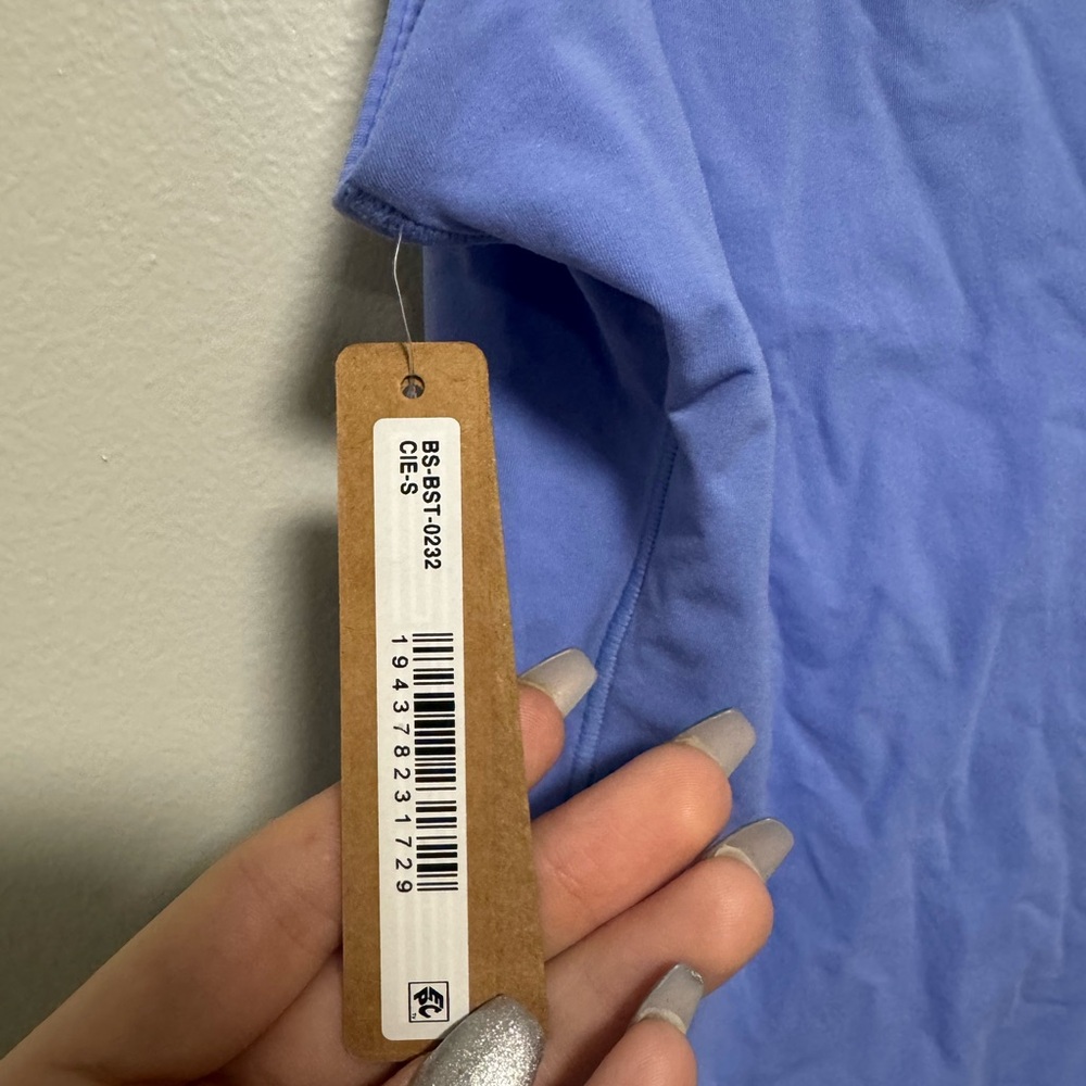 Skims High Neck Body Suit Periwinkle Fits Everyone collection - Picture 6 of 10